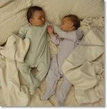 Organic striped footies