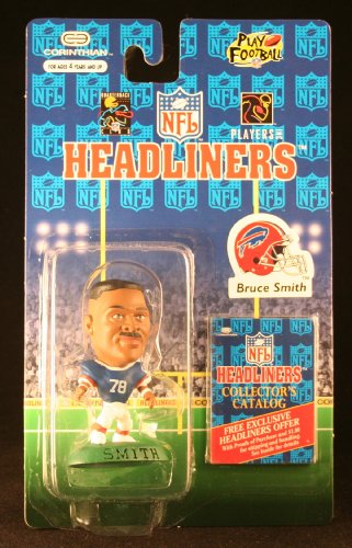 BRUCE SMITH / BUFFALO BILLS * 3 INCH * 1996 NFL Headliners Football Collector Figure
