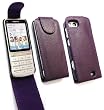 FLASH SUPERSTORE NOKIA C3-01 ( TOUCH AND TYPE ) PREMIUM PU LEATHER TEXTURED FLIP CASE/COVER/POUCH DARK PURPLE