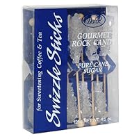 DandP Swizzle Stix, White, 10 Piece Box (Pack of 3)