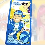 Lazy Town Sportacus Beach Towel Kids Disney Tv Charcter Towel Velour Beach Bath Towel- Linenstowels2011