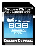 Delkin 8 GB Elite 633X SDHC UHS-I Memory Card (DDSDELITE633-8GB)
