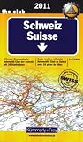 Schweiz 1 : 275 000 - Ausgabe 2011: Offizielle Stra&szlig;enkarte Automobilclub der Schweiz mit 10 Stadtpl&auml;nen - K&uuml;mmerly + Frey