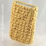 SUN YELLOW 100% Organic Hemp iPod iPHONE Case - sustainable "green" product - environmentally correct NO petroleum