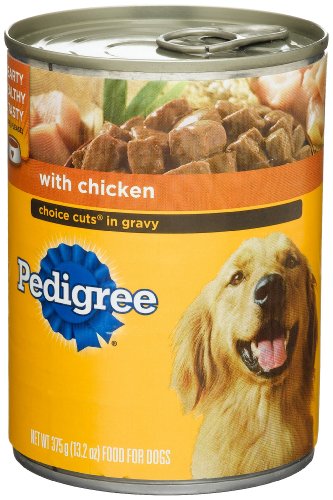 Pedigree Choice Cuts in Gravy with Chicken Food for Dogs, 13.2-Ounce Cans (Pack of 24)