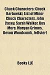 Chuck Characters: Chuck Bartowski, List of Minor Chuck Characters, John Casey, Sarah Walker, Buy More, Morgan Grimes, Devon Woodcomb, Jeffster!
