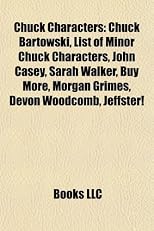 Chuck Characters: Chuck Bartowski, List of Minor Chuck Characters, John Casey, Sarah Walker, Buy More, Morgan Grimes, Devon Woodcomb, Jeffster!