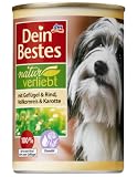 Dein Bestes Hund Naturververliebt Geflügel, 6er Pack (6 x 400 g)