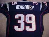 Laurence Maroney Hand Signed Autographed Authentic Reebok New England Patriots Jersey