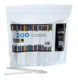 LolliZ Sturdy Fun Food Safe 6" Lollipop Sticks Count of 200 in Resealable Bag