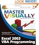 Master Visually Excel 2003 VBA Programming