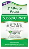 Sudden Change Green Tea Facial Peel, 4 Single Use Packets, 1.4-Ounce Packages (Pack of 2)