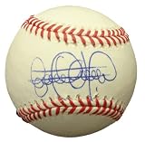 Elvis Andrus Autographed Official Major League Baseball W/PROOF, Picture of Elvis Signing For Us, Texas Rangers, 2010 World Series