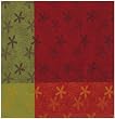 Durable Woven Jacquard 100% Cotton Flower Power Tablecloth 60x60 Inches