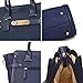 Dasein Faux Leather Belted Medium Tote Satchel Shoulder Bag