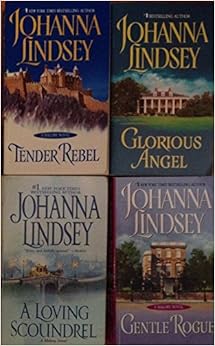Johanna Lindsey Book Set (tender rebel, glorious angel, loving