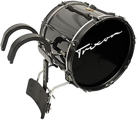 Trixon Field Series Pro Marching Bass Drum 22" x 14" - Black Polish