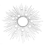 Starburst Wire Wall Mirror