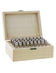 Art and Craft Supply: Beadaholique Beadsmith 36-Piece Letter and Number Punch Set with Wooden Case for Stamping Metal - Beadaholique