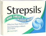 Strepsils Sore Throat & Blocked Nose 36 Lozenges Strepsils Sore Throat & Blocked Nose 36 Lozenges