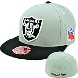Mitchell & Ness Oakland Raiders Throwback Xl Logo Fitted Hat 7 1/8