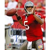 Josh Freeman Autographed Tampa Bay Buccaneers (Red Jersey) 8x10 Photo - Autographed NFL Photos