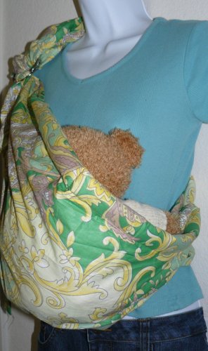 Lite-on-shoulder Ring/pouch Hybrid Baby Sling(highland Pasture)