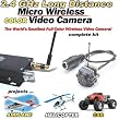 Mini Wireless Micro-Spy Video Camera 2.4GHz (Complete Package)