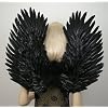 Duo Use Black Swan Birds Raven Crow Costume Fallen Angel Gothic Fairy Feather Wings, Pointing up or Down. Adult Size. Unisex.