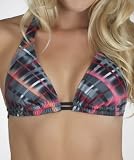 Hurley - Laser Tag Halter Bikini Top, Pink