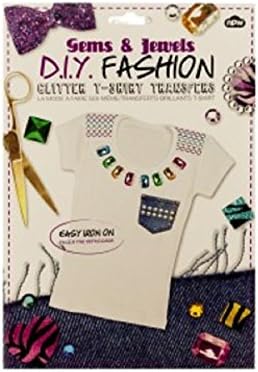 Halloween Iron-on-transfers Plus DYI Fashion Gems Jewels Iron-On Transfers Bundle (8-pieces)