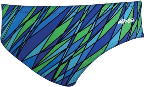Dolfin Hydra Chloroban Print Brief Male Hydra Blue/Green 30