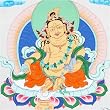 Kubera Jhambala Thangka Wall Hanging from Tibetan Buddhism