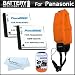 2 Pack Battery Kit For Panasonic Lumix DMC-TS25, DMC-TS20 WaterProof Digital Camera Includes 2 Extended Replacement (900Mah) DMW-BCK7 Batteries + Floating Strap + LCD Screen Protectors + MicroFiber Cleaning Cloth