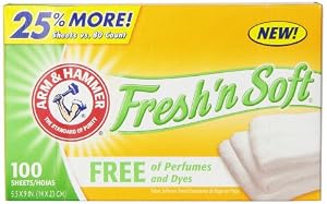 Arm & Hammer Dryersheet Free,100 Count