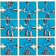 Dolphins Scramble Squares Puzzle