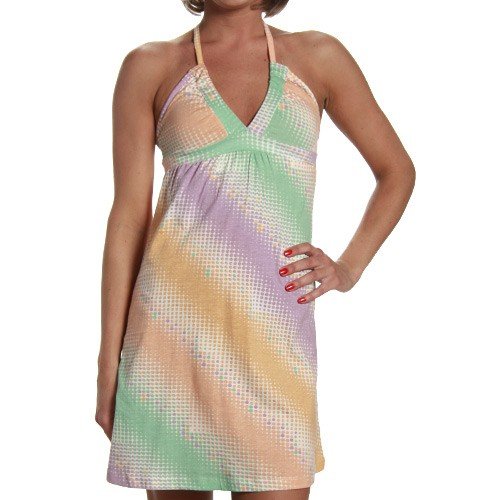 O’Neill Retro Juniors Apricot Halter Dress
