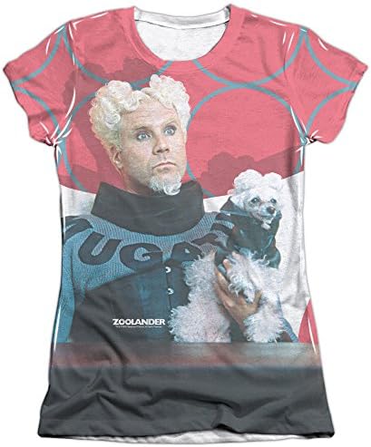 Zoolander Mugatu Juniors Sublimation Shirt White LG