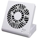 ドウシシャ 3電源 コンパクトデスク扇風機 ホワイト ＵＳＢ付き MPM-1081U(WH)