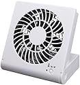 ドウシシャ 3電源 コンパクトデスク扇風機 ホワイト USB付き MPM-1081U(WH)