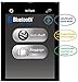 WiTbelt K200 Bright Blue Bluetooth Smart enabled Luggage Straps with Combination Lock TSA approved Anti-theft for iPhone5S, iPhone6, iPhone6S
