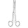 Stainless Steel Non Sterile Curved Mayo Scissor, 5-1/2" Length, for Single Use (Pack of 100)