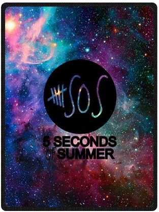 Generic Custom 5 Seconds Of Summer 5SOS Nebula Fleece Throw Blanket 58" x 80"