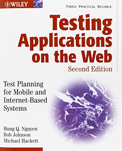 testing applications on the web test planning for mobile and internet based systems