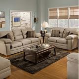 Cobblestone Microfiber Sofa and Loveseat Set