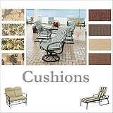 Woodard 5WW010 Windflower Barrel Chair Hinged Cushion