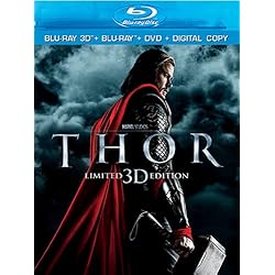 Thor (Three-Disc Combo: Blu-ray 3D / Blu-ray / DVD / Digital Copy)