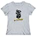 T-Shirt Womens Heather Gray " I&acirc;TMM INNOCENT Staffordshire Bull Terrier " Dogs