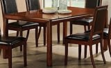 Rectangular Dining Table Contemporary Style Walnut Finish