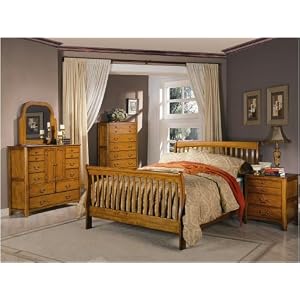 Olivia California King Size Sleigh Bed Set